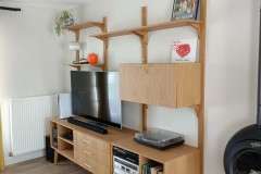 Meuble salon modulable style Poul Cadovius | Corében' ébéniste en Bretagne, Brest, Milizac